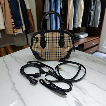 Burberry Leather Tote Bag